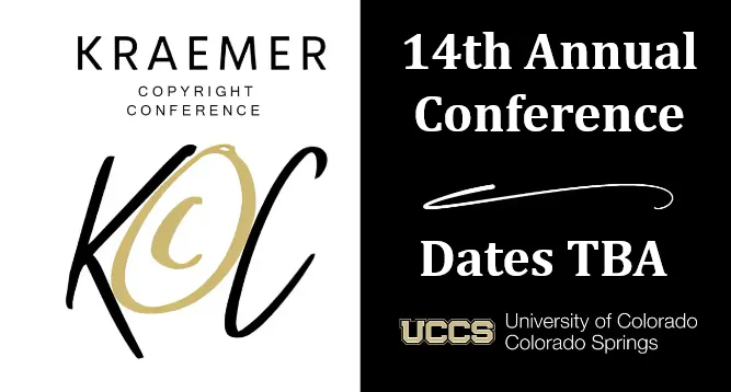 Black, white, and gold infographic introducing the 14th annual conference, with details to be announced